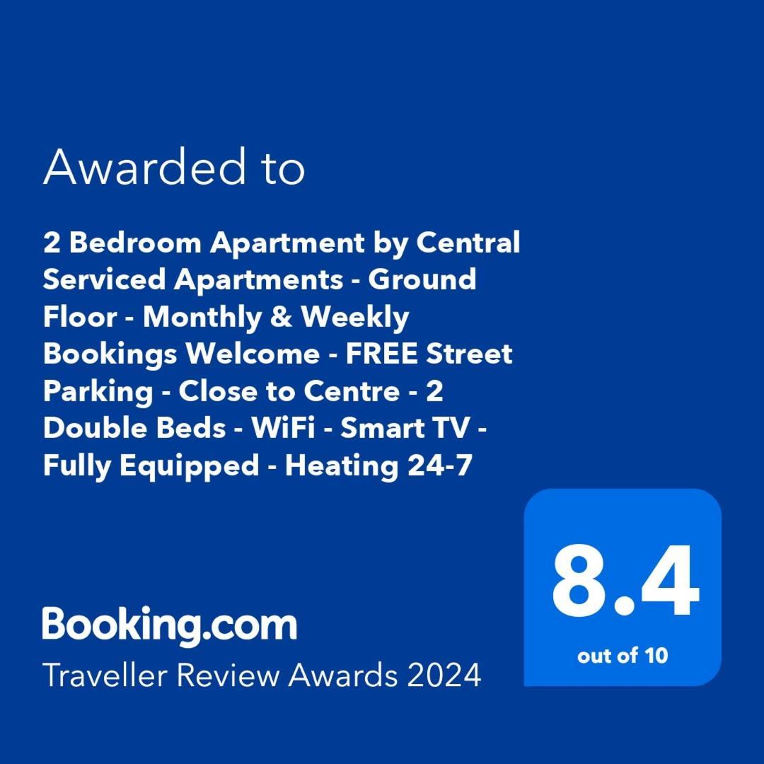 Central Serviced Apartments - 2 Bedroom - Ground Floor - Monthly & Weekly Bookings Welcome - Free Street Parking - 2 Double Beds - Wifi - Smart Tvs In Rooms - Fully Equipped - Heating 24-7 - Contractor & Short Stay Favourite Dundee Exterior foto